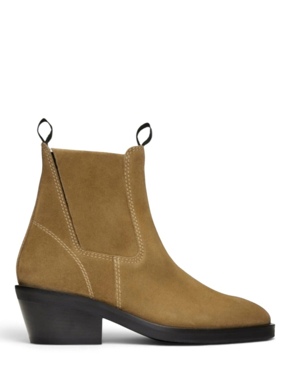 ACNE STUDIOS Boot Suede Chelsea Camel Brown Slip On Italy 39 9